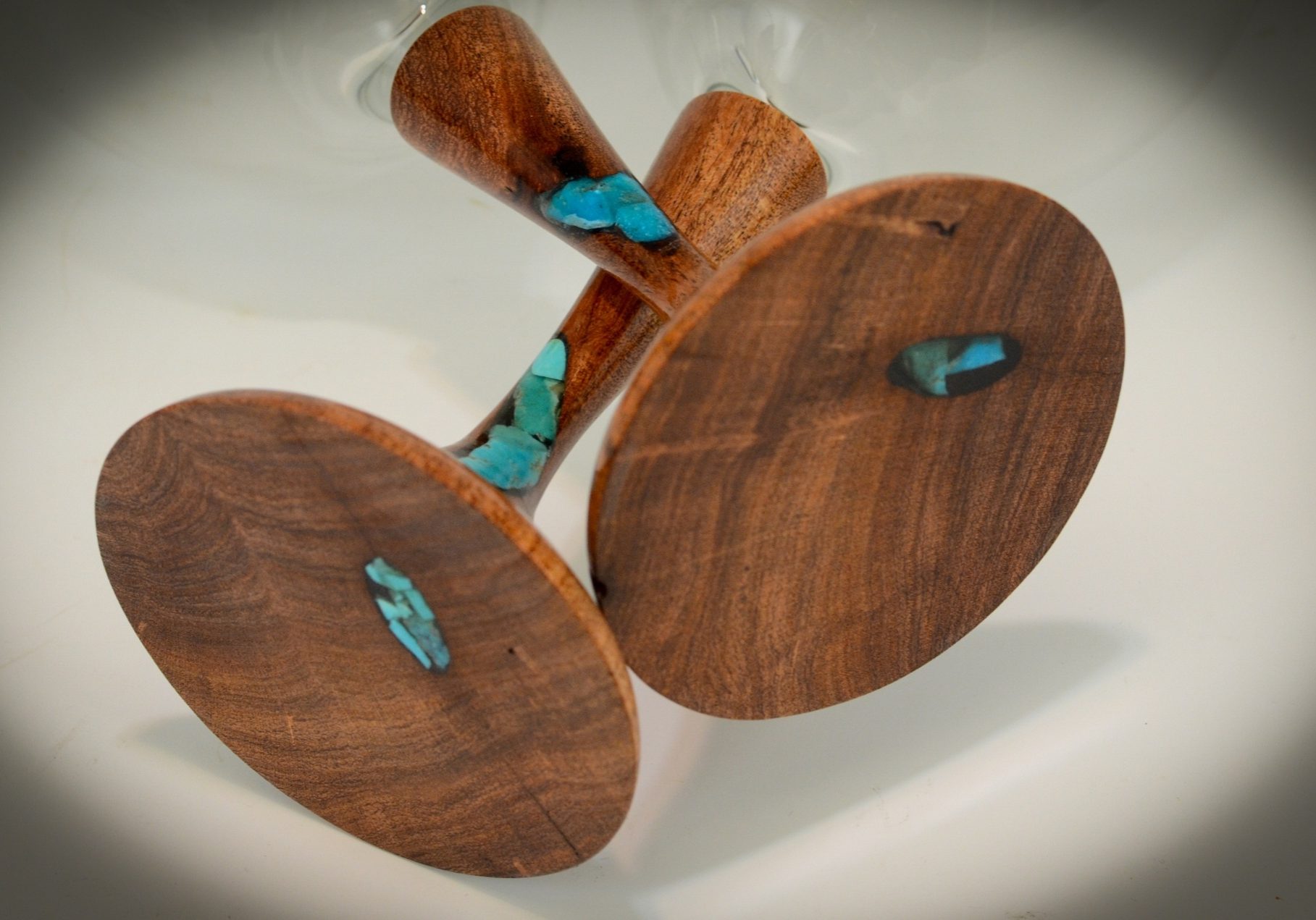 mesquite_wine_glass_tuquoise_inlay_stem